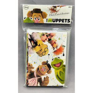 Muppets Blank Note Greeting Cards with Envelopes Set of 8 Disney